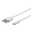 Monoprice Lightning to USB Cable - Apple MFi Certified_ White_ 3ft 27403
